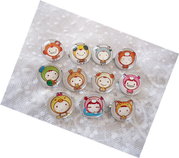 Broche Lovers en cristal artificiel - Ref 1180586 Image 1