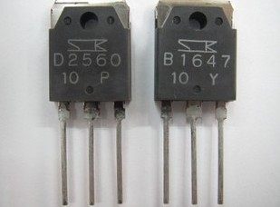 2SB1647 2SD2560 B1647 D2560进口原装拆机 配对管 对3.5元