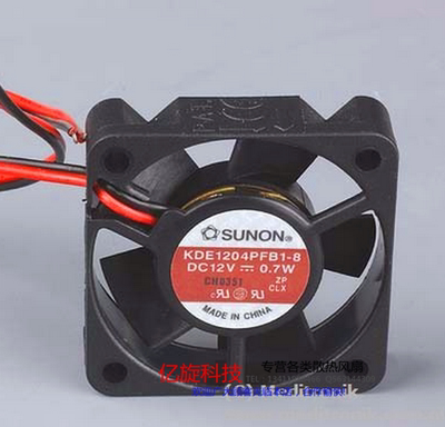 全新 建准SUNON 4010 4厘米 12V 0.7W KDE1204PFB1-8 滚珠静音
