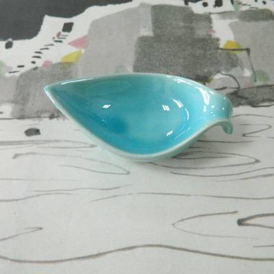 景德镇陶瓷 彩色冰裂 墨盒加水加墨汁砚台功能水写布水碗