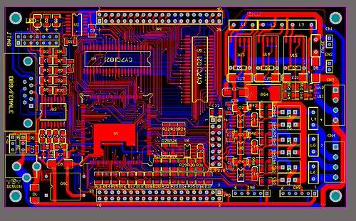 TMS320F240开发板原理图pcb F240 IR2103 IRF2807 320F240 LM2576