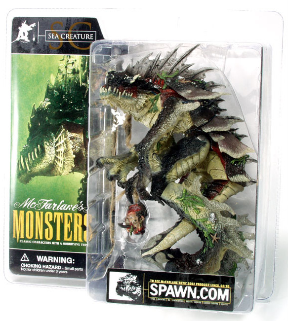 【孩仕宝】玩具模型 麦克法兰 怪物1代 海怪 鱼怪 sea creature