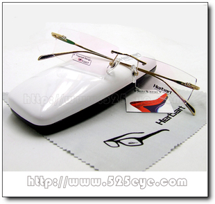 525eye★成功人士菲尔巴特HerBart&beta;钛无框眼镜★2207