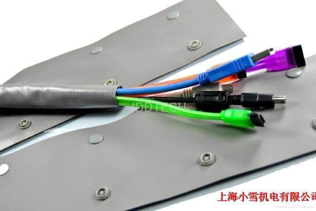 扣式结束带PC-100mm 75米/卷 粘式结束带 扣式护线布 电线保护i.