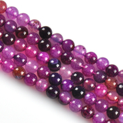 DIY handmade beaded purple Dragon veins agate beads natural Crystal Jewelry Accessories semi-finished products