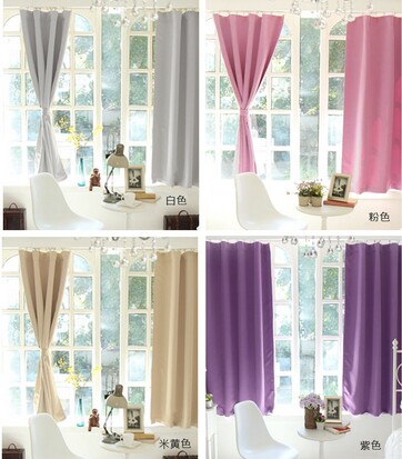 纯素色布艺门帘/隔断挂帘/卧室门半帘/小尺寸装饰遮光短帘定制