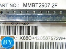 供应贴片三极管 SOT-23封装 2N2907A 代号 2F 一盘3K个 单价0.023