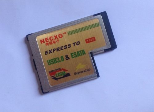 NECXG笔记本Express转USB3.0+esata扩展卡ExpressCard 54mm t/L型
