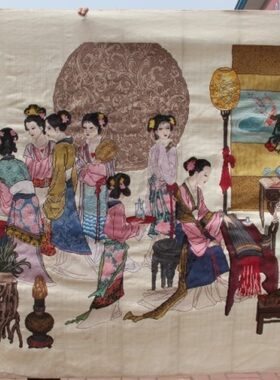 特价!纯手工KS十字绣成品琴棋书画