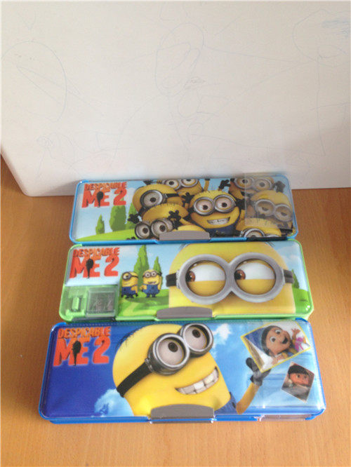 DESPICABLE ME2 神偷奶爸卑鄙的我双面双削文具盒多功能