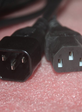 VOLEX 豪利士 DELL标配品尾 电源延长线 1平方 PDU 彩显线 4米