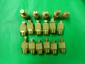 。厂家直销铜可调消声器2分可调速PSB-02现货耐用黄铜