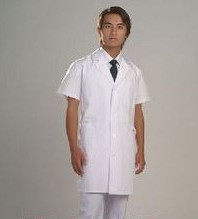 标准白大褂工作服职业装男士短袖白大褂医护制服夏装冬装白色