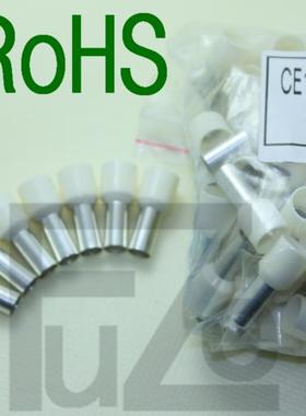 管型端子CE160012针型端子尼龙欧式 16平方白色E16-12 100只/包