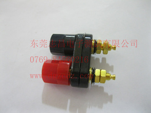 镀金高品质双接线柱 六角双接线柱  喇叭插座 接线双座仪器端子