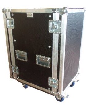 18U两门机箱功放航空箱19寸机箱 功放机柜箱音响机柜箱