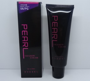 韩国PEARL黑珍珠凝胶发膜头发打蜡头发指甲油酸性染膏EVESEL