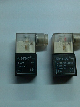C.SY电磁阀4V210线圈AirTAC STNC AC220V DC24V 12V 110IP65 NMPC