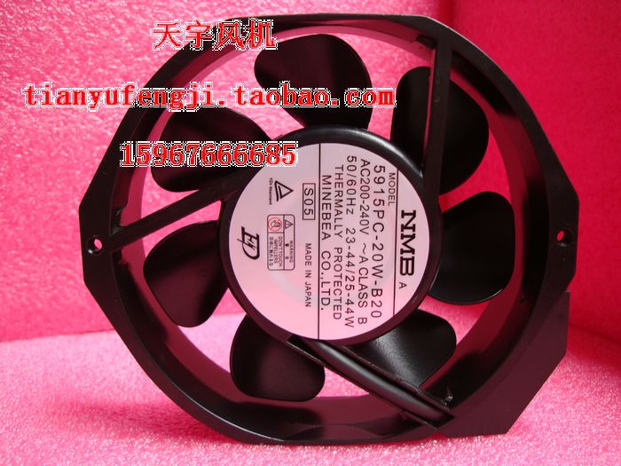 5915PC-20W-B20原装NMB全金属耐高温铁叶子 200V240v172*150*38