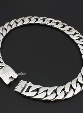 银色时尚风钛钢项链包邮