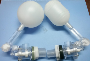 防弹玻璃浮球阀 鱼缸水箱水塔可调式进水阀 开关4分6分塑料水位控