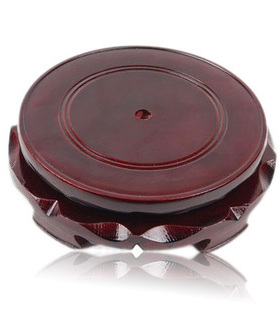 奇石花盆底座鱼缸可旋转工艺品