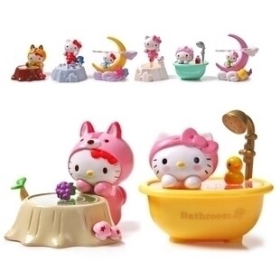 新款Hello Kitty月亮KT猫凯蒂猫公仔摆件全套8款场景盒装超值礼物|ruв категории плесень играть/Аниме/вокруг/cos/настольные игры, руки/яйцо/кукла/BJD/солдат, кукла/украшения/оборудование кукла - от Buy2taobao.com для оказания профессиональной услуги покупки агента Taobao