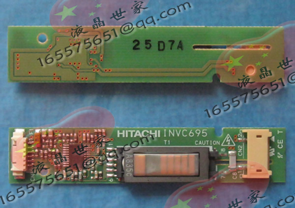 HITACHI高压板，INVC695，TX14D12VM1CBA，显示屏逆变器