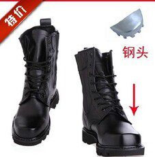 Boots militaires en cuir - porter - Ref 1397296 Image 1