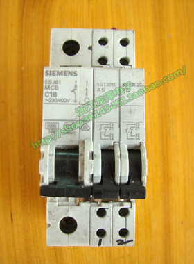 西门子 SIEMENS空气开关1P 16A 5ST3010AS+5ST3020FC+5SJ61 C16