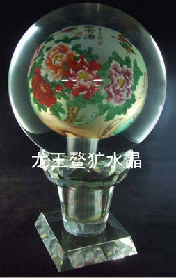 玻璃摆件20cm水晶球