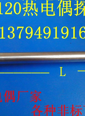 WRN-120/130不锈钢探头热电偶. K型工业热电偶 温度传感器
