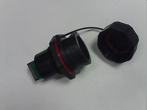 【正品】威浦Weipu卡扣连接 RJ45母座 RJ45F71 含水晶座 IP67