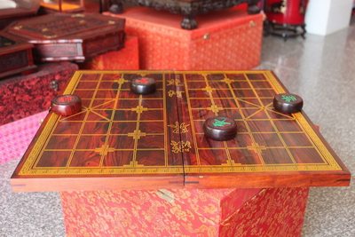 中国象棋折叠人物红酸枝