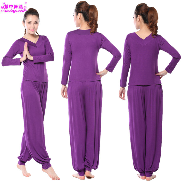 广场套装新款灯笼裤衣服拉丁舞