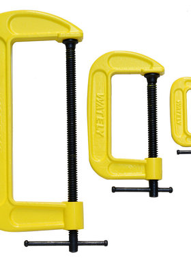 Wately威特力 重型G字架 木工G形夹 C型夹 G字夹 木工夹 G型夹