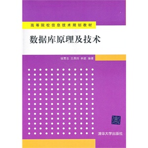 【清华社直供】 数据库原理及技术（高等院校信息技术规划教材） 清华大学出版社 钱雪忠