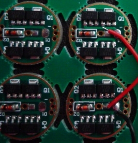 LED手电筒 配件 7135x4驱动/电路板 不调光 驱动大功率led灯珠