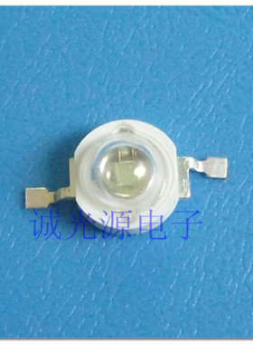 大功率LED发光二极管1W翠绿色灯1瓦灯珠超高亮四金线价优现货