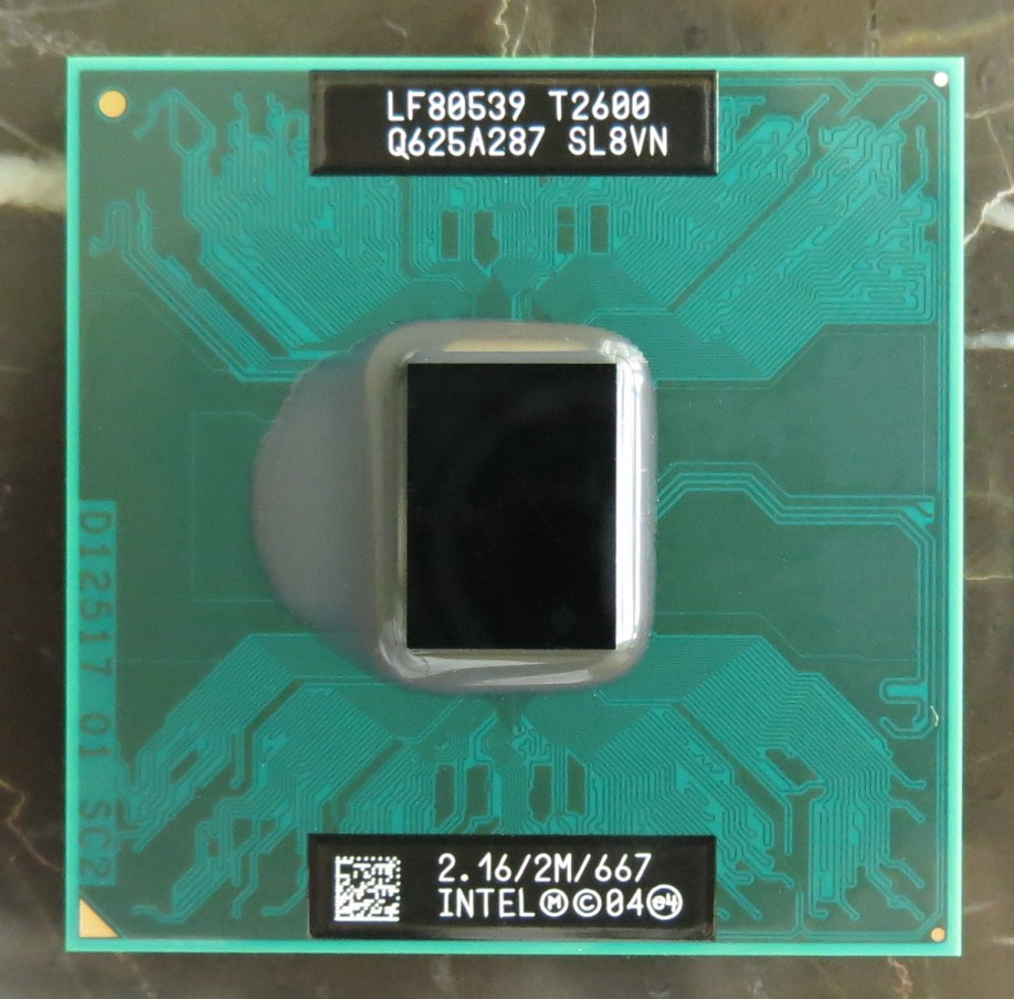 原装正式版PGA原针 T2600 CPU 2.16/2M/667 SL8VN 支持945芯片组