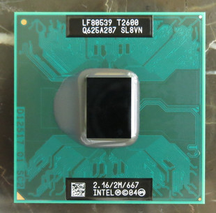 2.16 支持945芯片组 版 SL8VN 667 CPU T2600 PGA原针 正式 原装