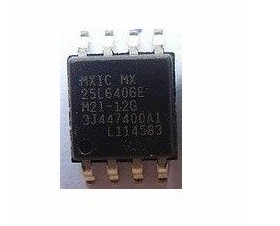 拆机 MX25L6406EM2I-12G 8M闪存FLASH 替换W25Q64 MX25L6445