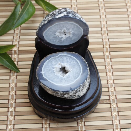 巴西进口天然玛瑙聚宝盆旺财 镇宅 消磁 纳福