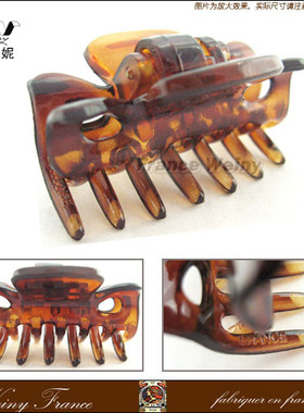 法国韦妮WEINY，潮发饰，发夹，立体小发抓/抓夹D2154◆3色选