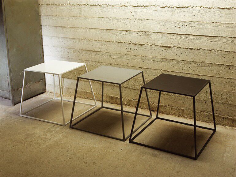 idao创意家具/设计师金属茶几边几/简约时尚边桌/铁艺磨砂喷塑