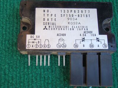 日本三菱SF15D-8216T 入240v 出5v AC-DC功率模块