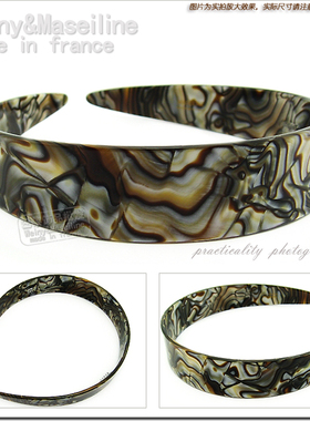 NEW！法国MASEILINE手工发箍,M0348-1◆3色选 拉直不断