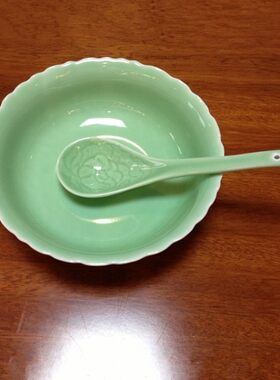 陶瓷餐具汤碗大号面碗中式青瓷