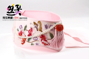 新款韩国原装进口韩服帽子/手绣婚礼帽子/新娘结婚帽子/H-P03264