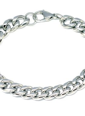 钛钢手链饰品四边不锈钢